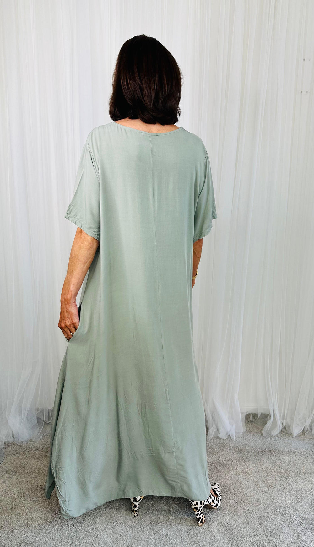 Maliya Dress in Sage