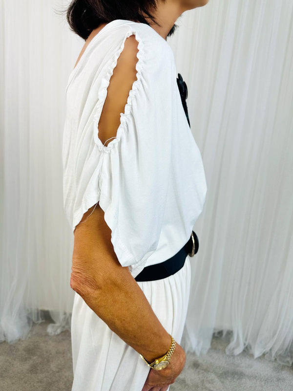 Betty Jumpsuit in White
