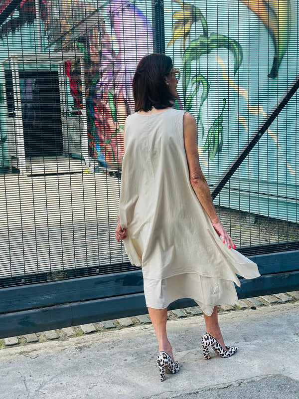 Olivia Dress in stone