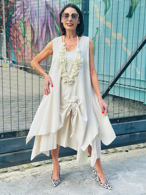 Olivia Dress in stone