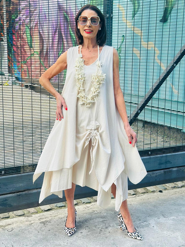 Olivia Dress in stone