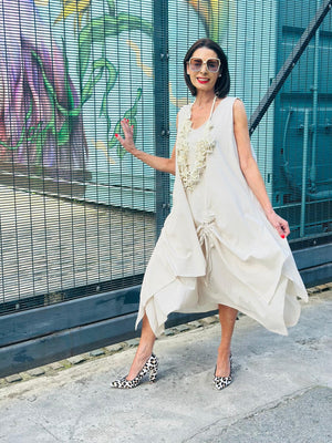 Olivia Dress in stone