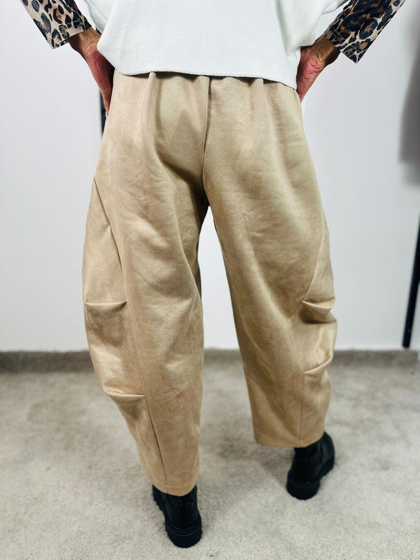 Lisbon Cocoon Trousers in beige