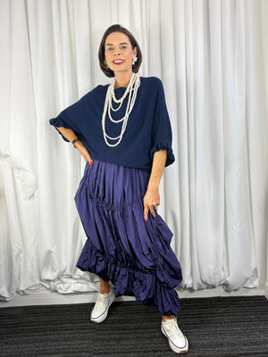 melanie dress in navy