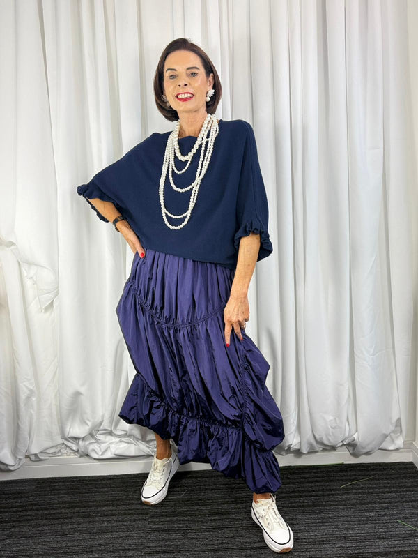 melanie dress in navy