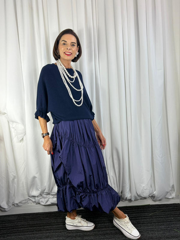 melanie dress in navy