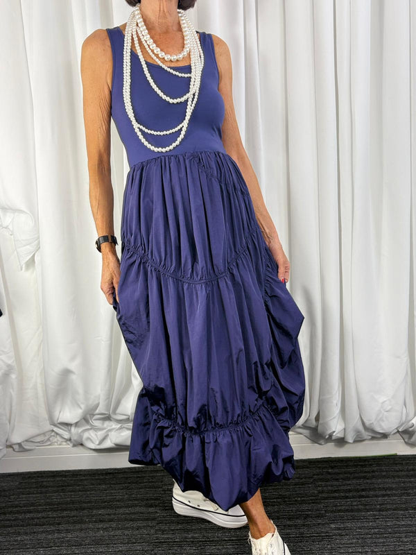 melanie dress in navy