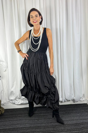 melanie dress in black