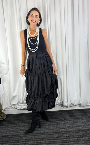 melanie dress in black