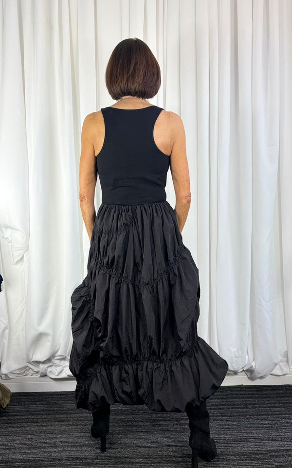 melanie dress in black