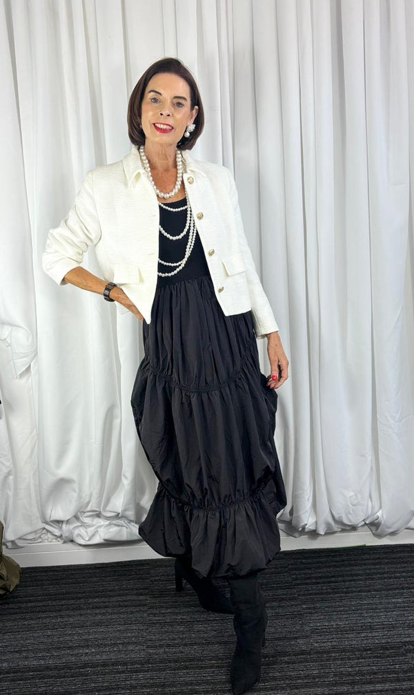 melanie dress in black