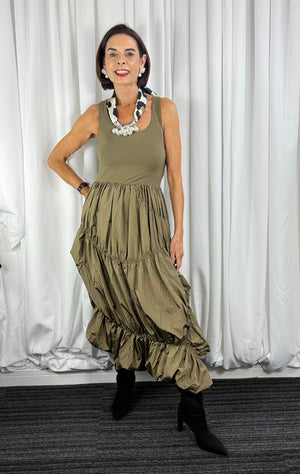 melanie dress in sage