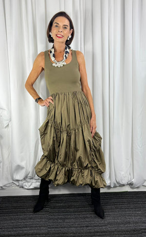 melanie dress in sage