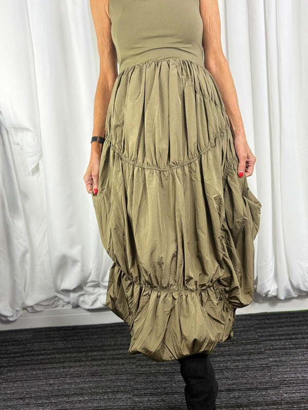 melanie dress in sage