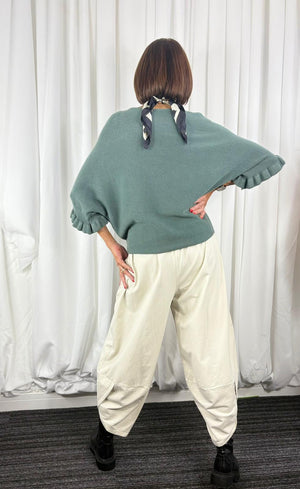 Zodiac knitwear in sage