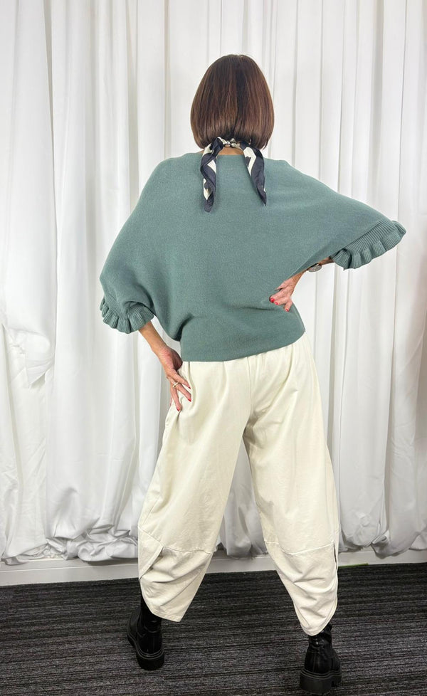 Zodiac knitwear in sage