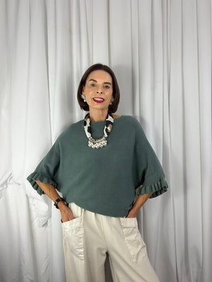 Zodiac knitwear in sage