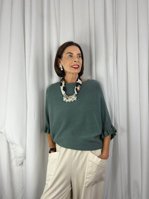 Zodiac knitwear in sage