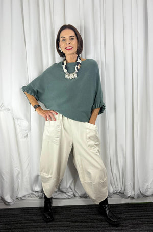 Zodiac knitwear in sage