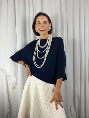 Zodiac knitwear in navy