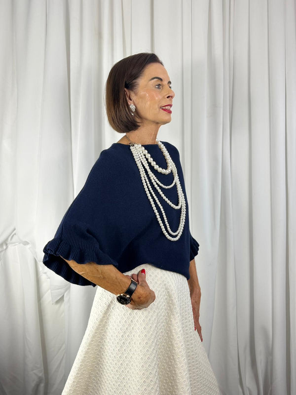 Zodiac knitwear in navy