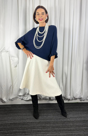 Zodiac knitwear in navy