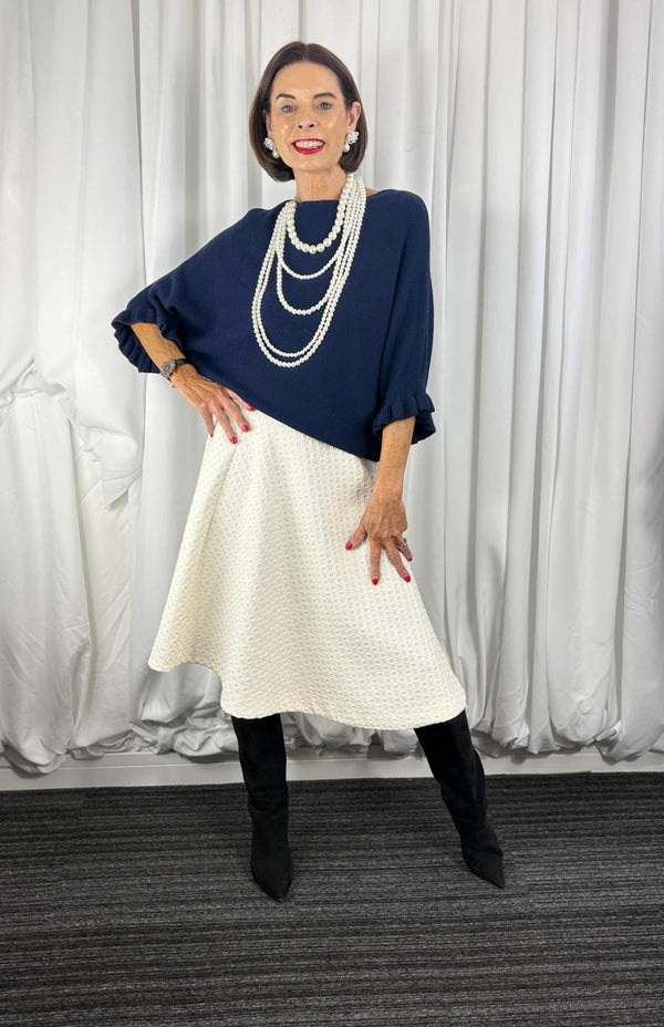 Zodiac knitwear in navy