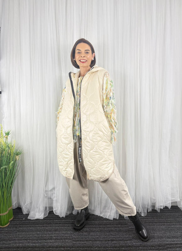 Judith gilet in beige