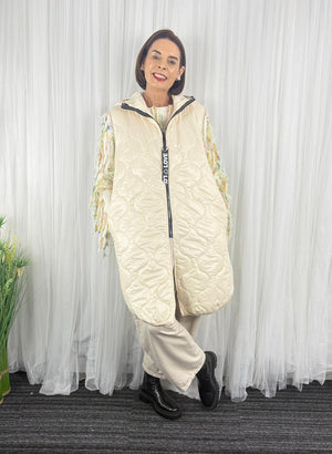 Judith gilet in beige