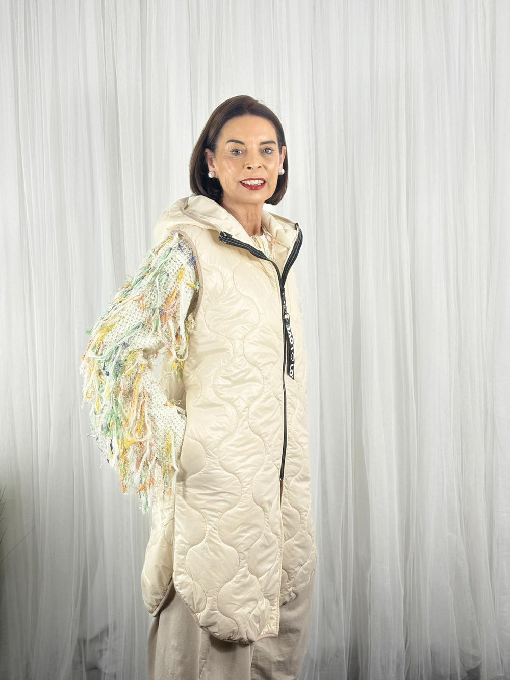 Judith gilet in beige