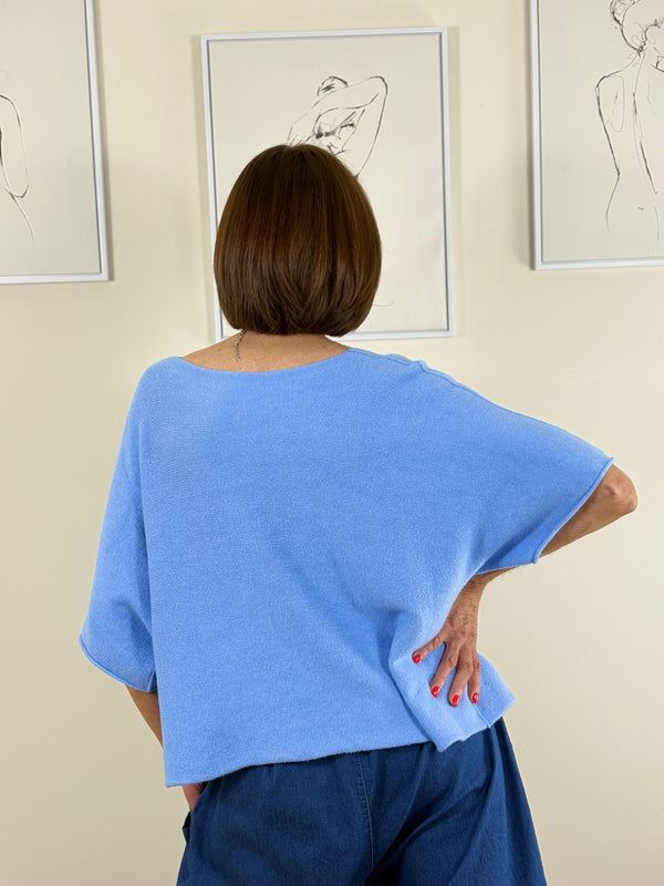 Saliyan knitwear in powder blue