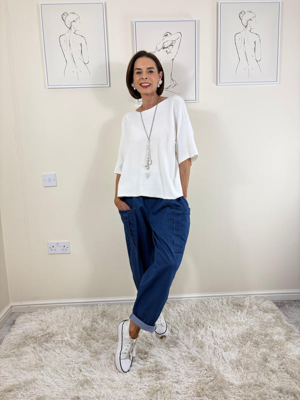 Saliyan knitwear in ecru