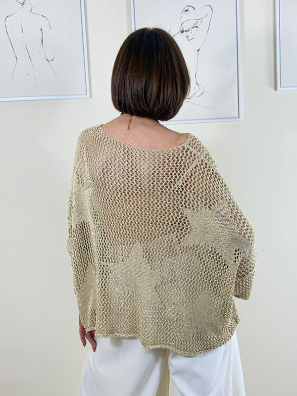 Bello Star knitwear in gold