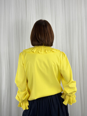Sylvia shirt in yellow sorbert