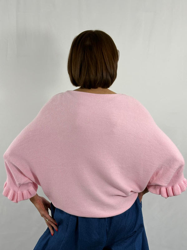 Zodiac knitwear in baby pink