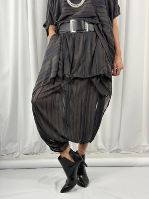 Toni quirky co-ord suit in slate grey