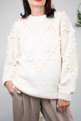 Selena Bobble Knit Wear in Warm Beige