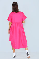 Philly Dress in Cerise Pink