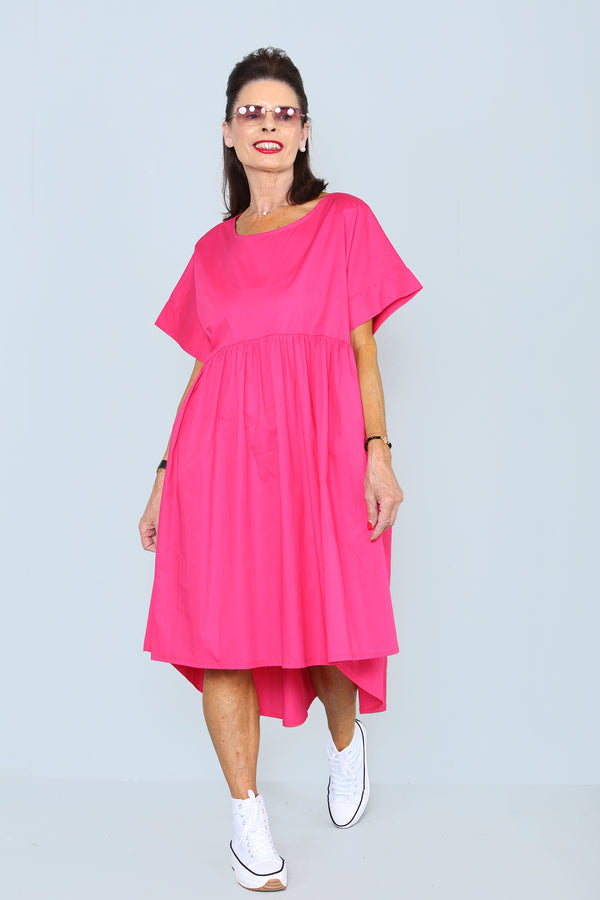 Philly Dress in Cerise Pink