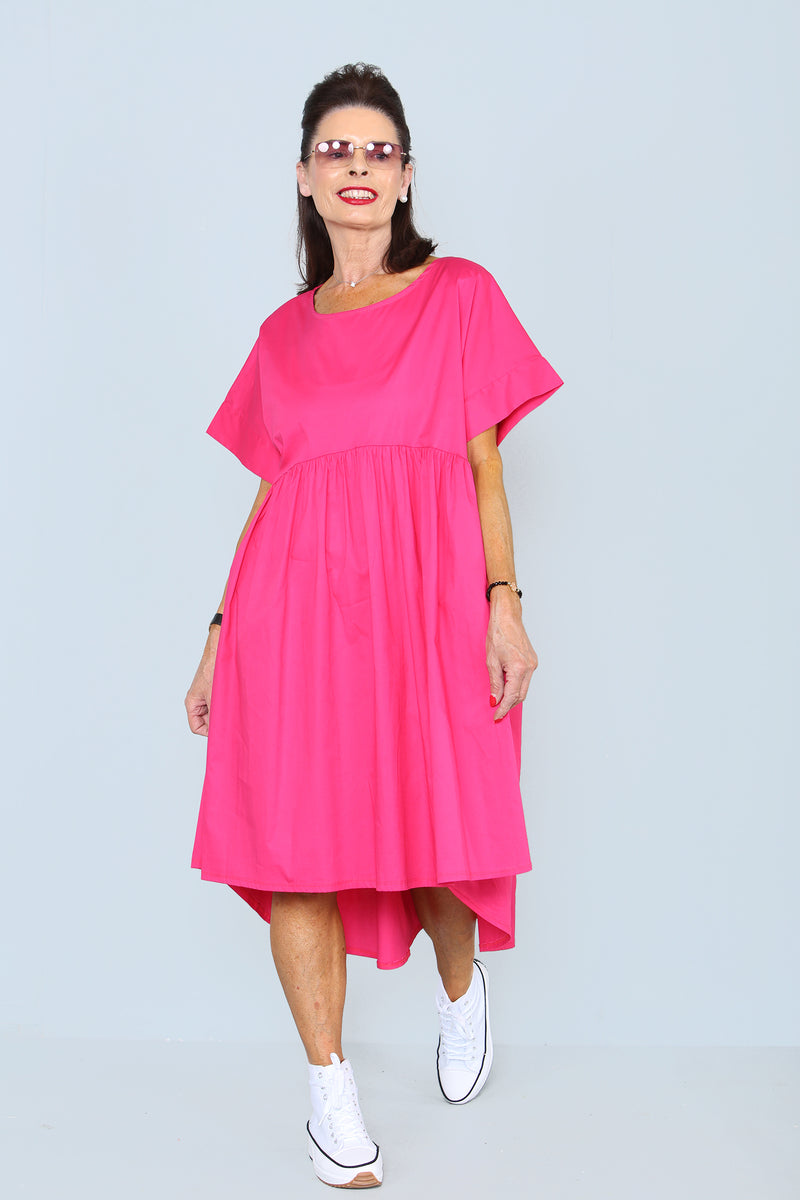 Philly Dress in Cerise Pink