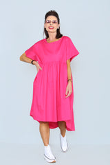 Philly Dress in Cerise Pink