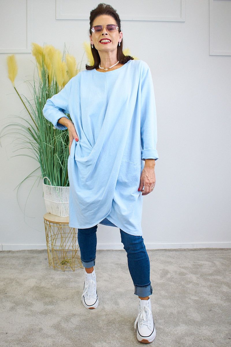 Bacardi sweatshirt  baby blue