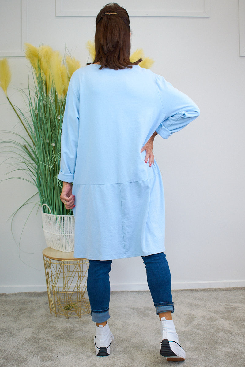 Bacardi sweatshirt  baby blue