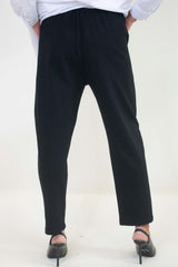 Bexley Button Trouser in Black