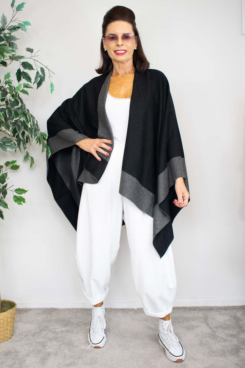 Arabella Swing Cover Up in Classic Black