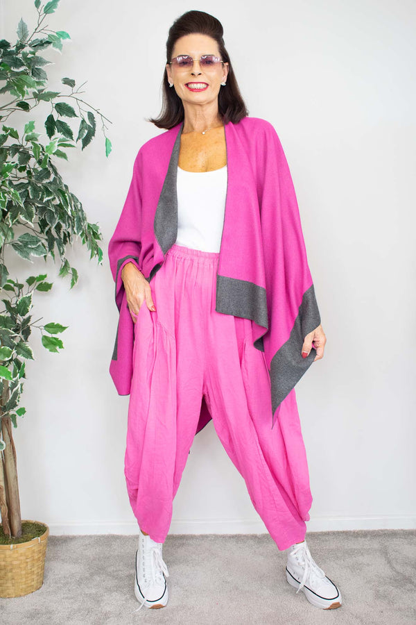 Arabella Swing Cover Up in Cerise Pink