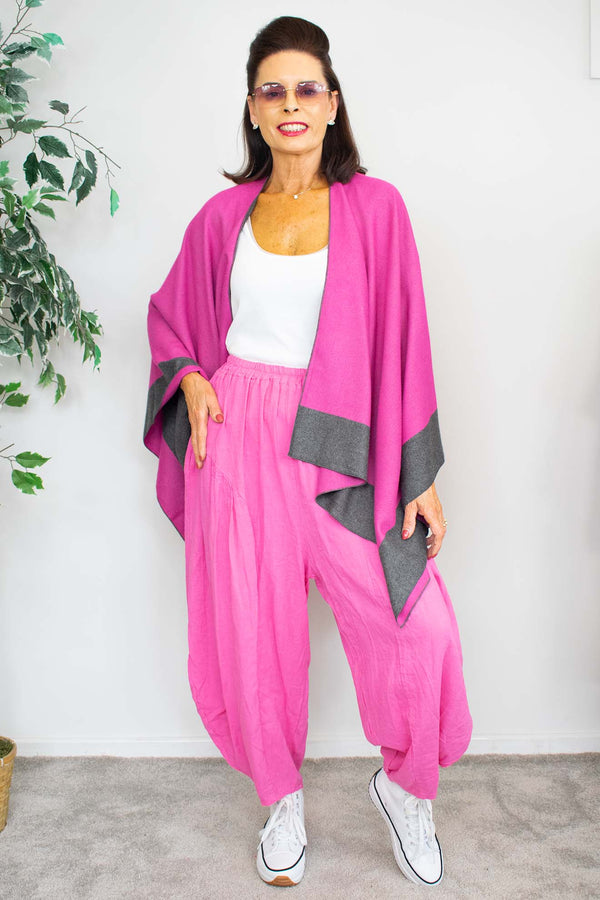 Arabella Swing Cover Up in Cerise Pink