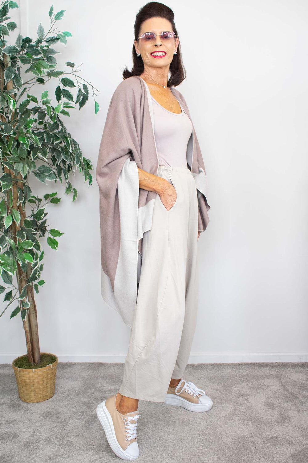 Arabella Swing Cover Up in Mocha