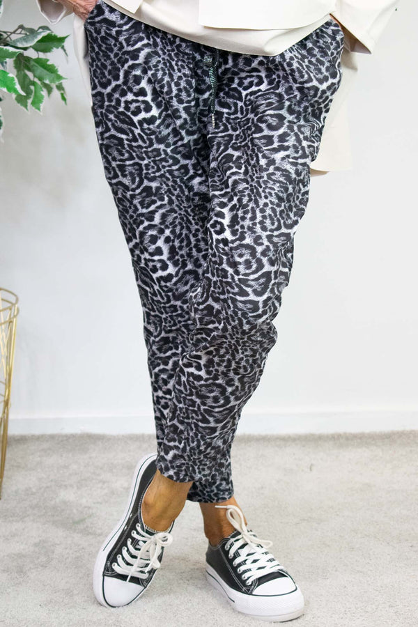 Cheetah Magic Trouser in Grey