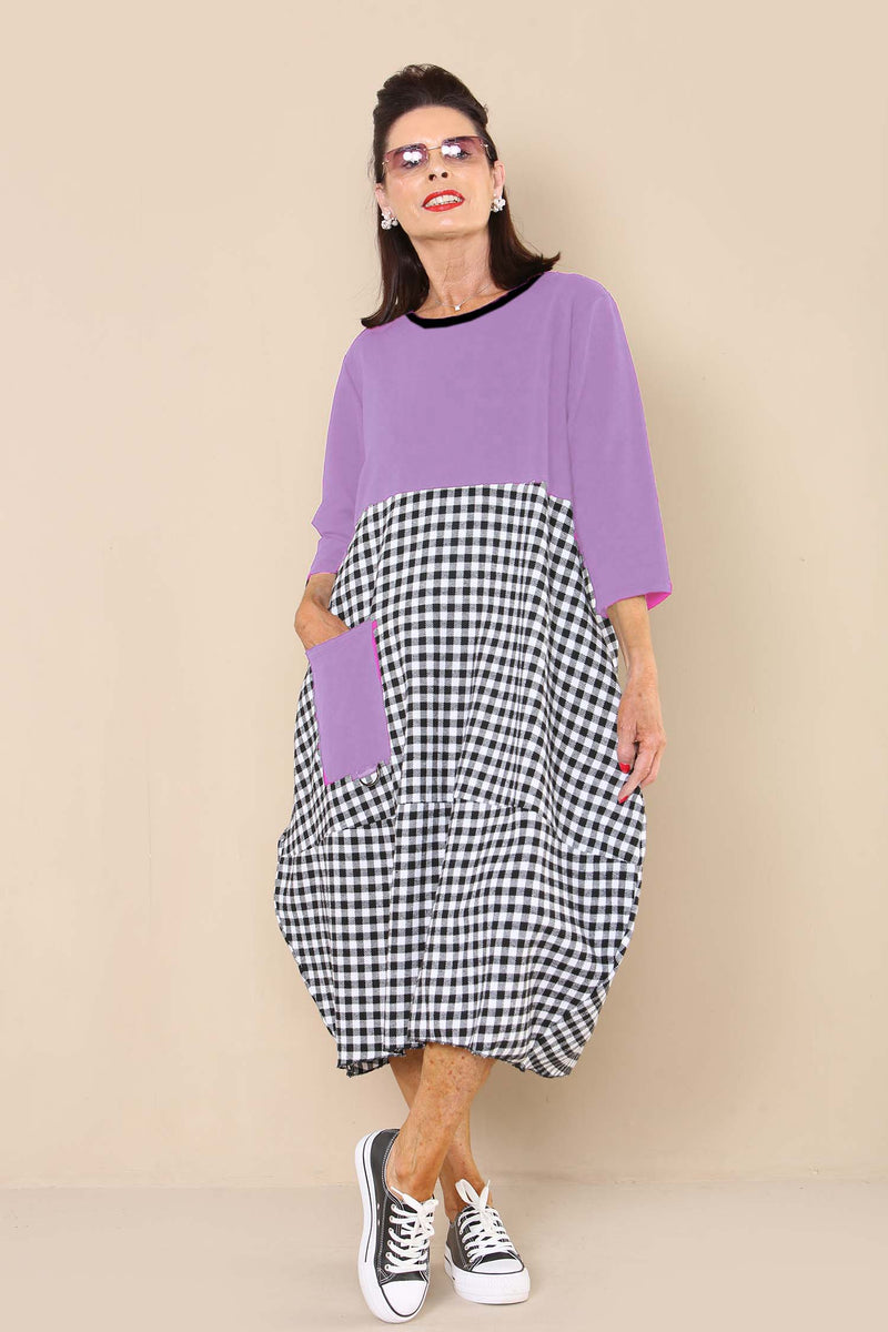 Church St Dress in Lilac